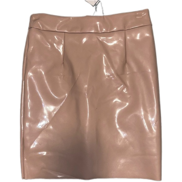 NWT Oh Polly Stuck on You Leatherette Vinyl mini skirt - Picture 7 of 9
